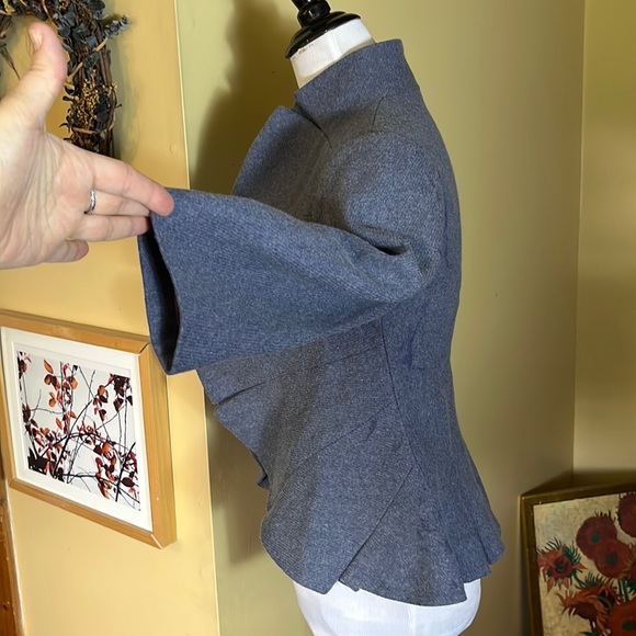 Anthropologie TABITHA Size 8 RuffleEdge Crop Artistic Nouveaux Feminine $178 NEW - Picture 8 of 16